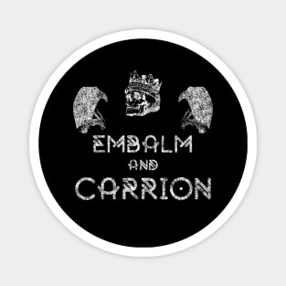 Embalm and Carrion Witch Goth Pun Magnet